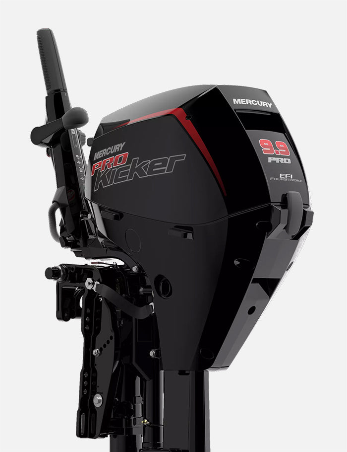 Mercury 9.9HP ELHPT EFI Command Thrust ProKicker FourStroke 20" Shaft Tiller Outboard w/ Electric Start & Power Tilt, 1A10451LK