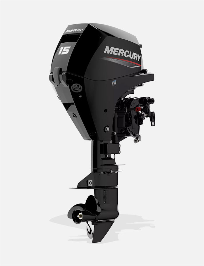 Mercury 15HP ELPT EFI FourStroke 20" Shaft Remote Outboard w/ Electric Start & Power Tilt, 1A15412LK