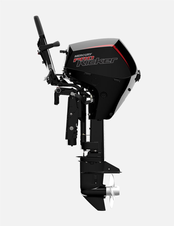Mercury 15HP EXLHPT EFI ProKicker FourStroke 25" Shaft Tiller Outboard w/ Electric Start & Power Tilt, 1A15461BK