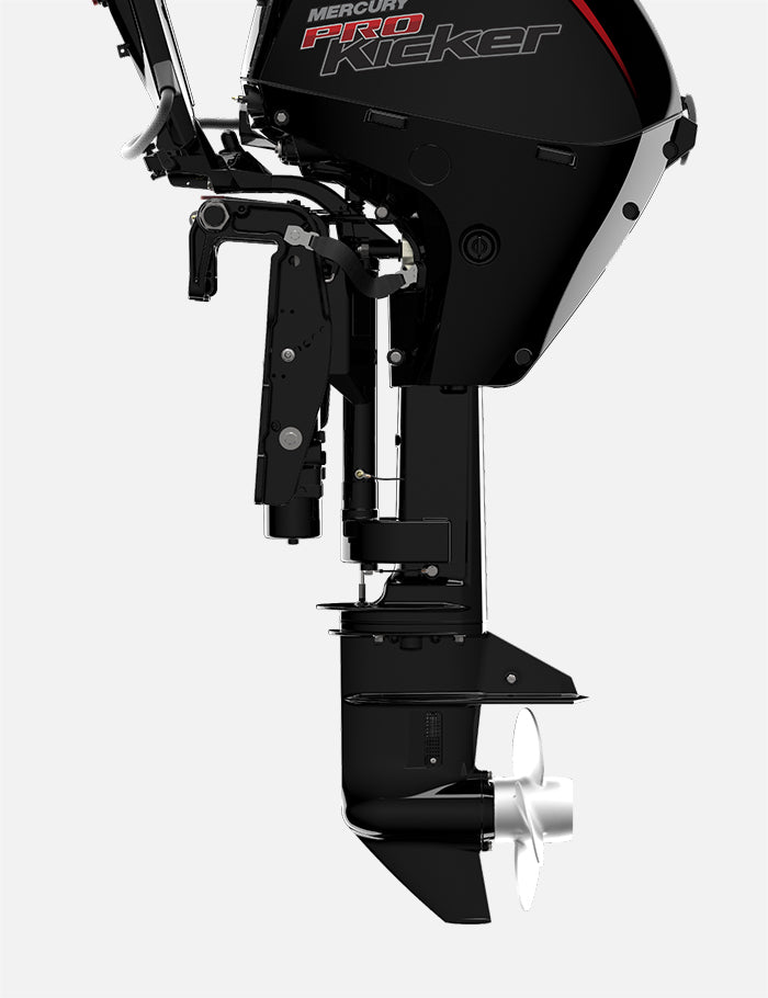 Mercury 15HP EXLHPT EFI ProKicker FourStroke 25" Shaft Tiller Outboard w/ Electric Start & Power Tilt, 1A15461BK