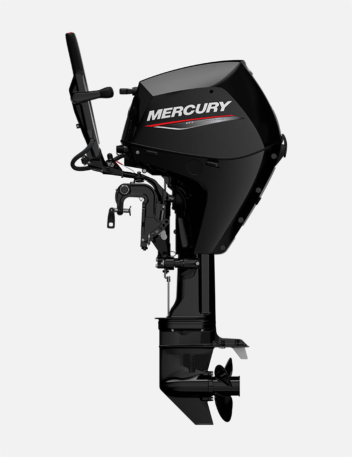 Mercury 25HP ELH EFI FourStroke 20" Shaft Tiller Outboard w/ Electric Start, 1A25311BK