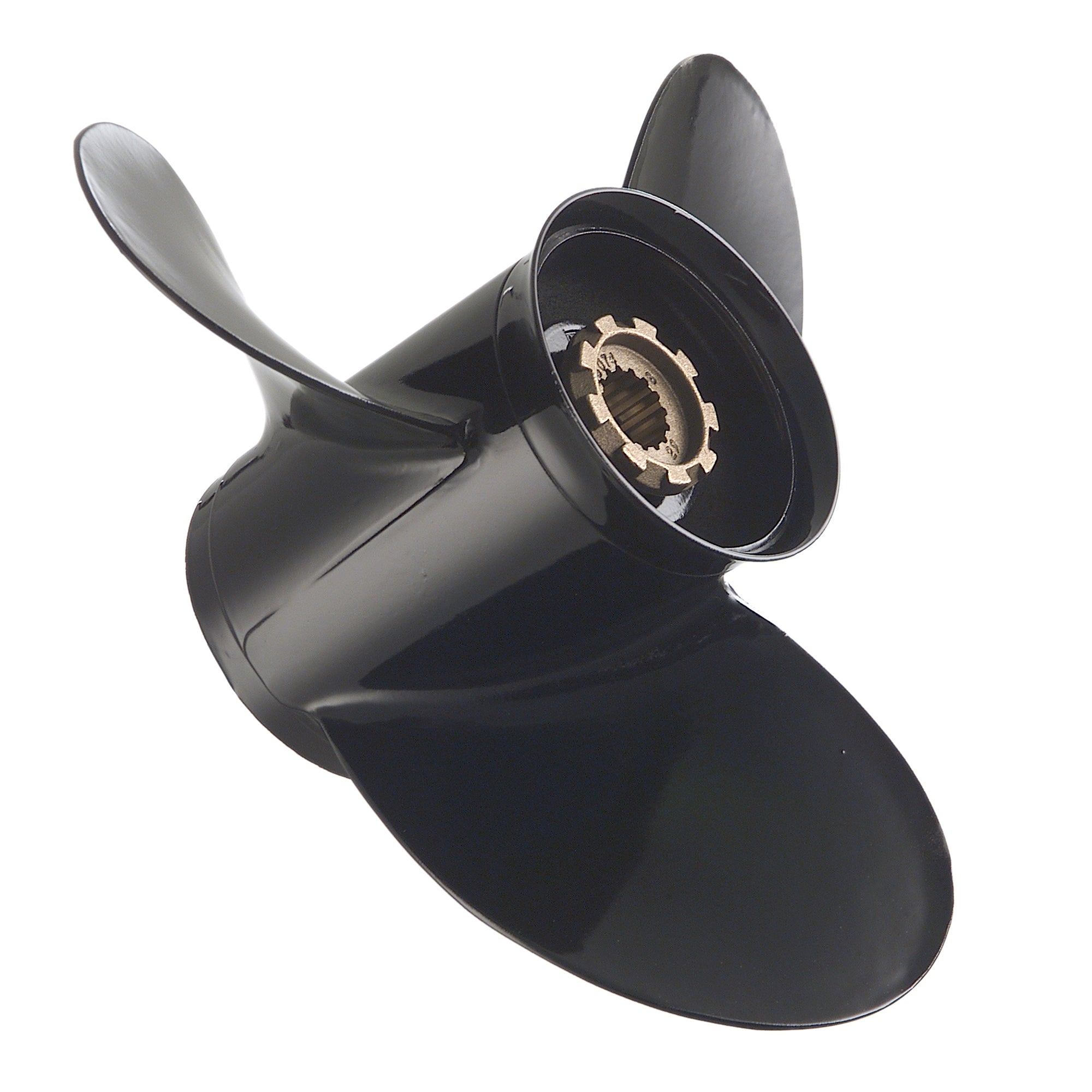 Black Max (13 3/4 x 15") Mercury RH Propeller, 48-77342A45