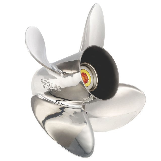 HR Titan 4 - Mercury/Honda/Tohatsu (14.1 x 18") Solas LH Propeller, 1554-141-18