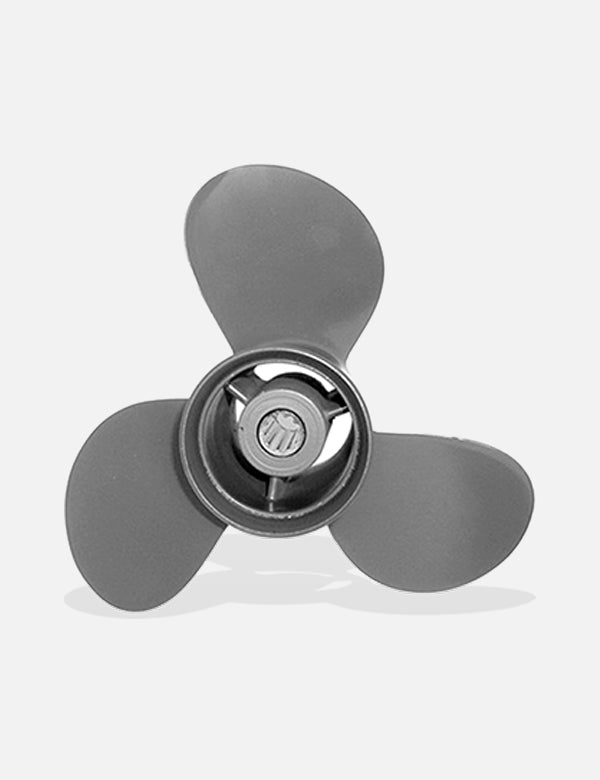 3-Blade Aluminum (9 7/8 x 12") Honda RH Propeller, 58130-ZW2-F01ZA