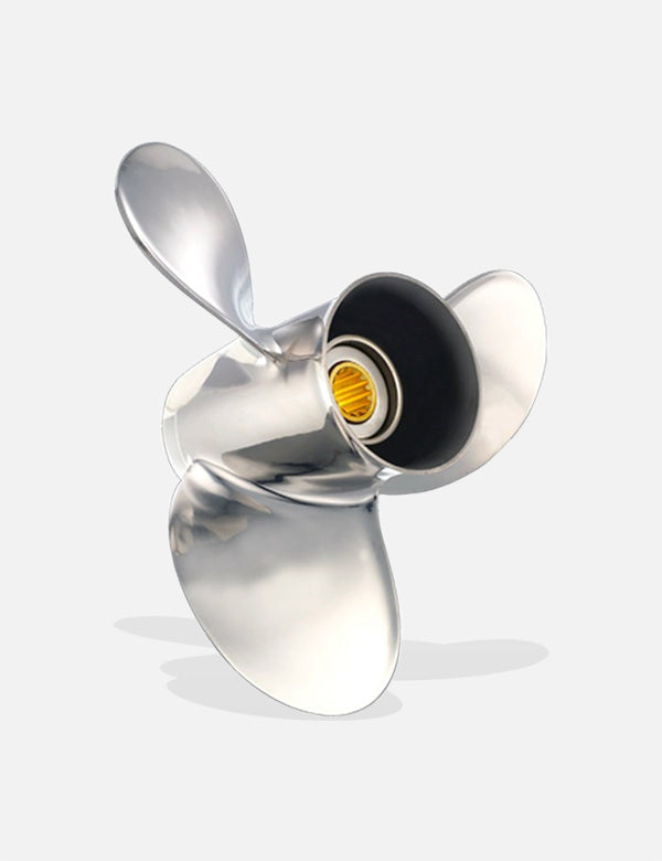 Stainless Steel 3-Blade (10 x 13") Evinrude Johnson RH Propeller, 765178