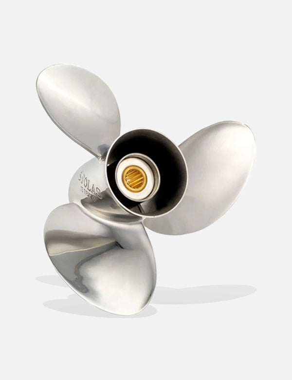 Solas Titan 3 Propeller. Solas 3-Blade Stainless Steel Propeller. Exceptional Durability High Performance Boat Prop.
