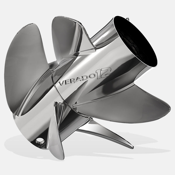 Mercury Verado 12 Propellers. Mercury 4-Blade & 3-Blade Stainless Steel Dual Rotating Propellers For Mercury V12 Outboards.