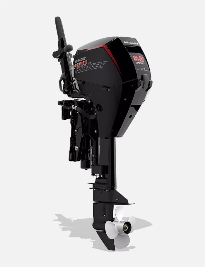 Mercury 9.9HP ELHPT EFI Command Thrust ProKicker FourStroke 20" Shaft Tiller Outboard w/ Electric Start & Power Tilt, 1A10451LK