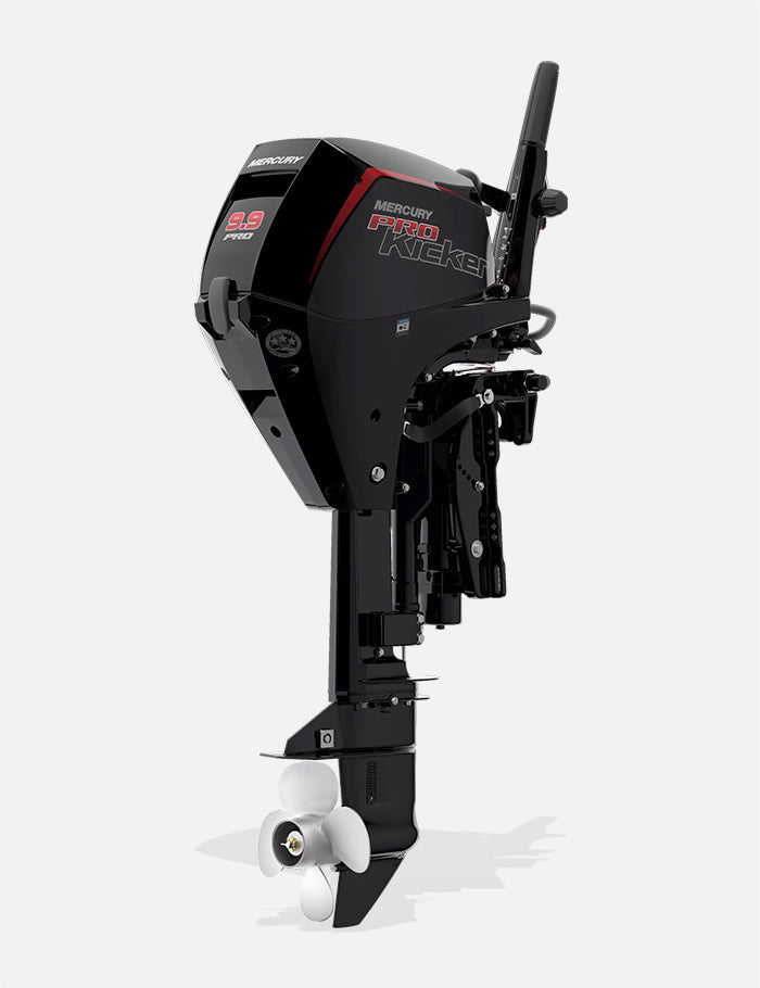 Mercury 9.9HP ELHPT Carbureted Command Thrust ProKicker FourStroke 20" Shaft Tiller Outboard w/ Electric Start & Power Tilt, 1F10451KK