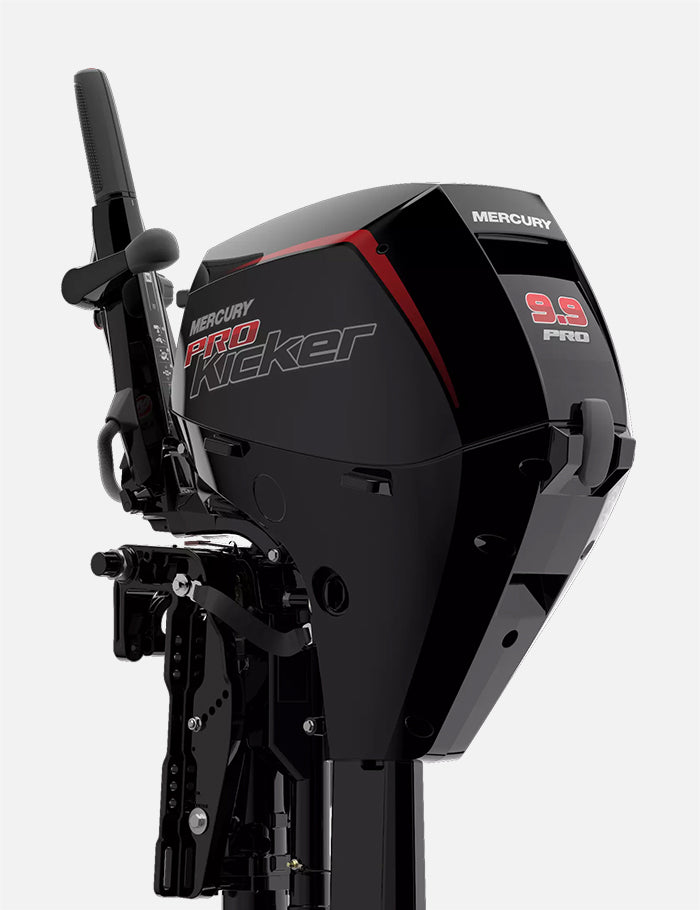 Mercury 9.9HP ELHPT Carbureted Command Thrust ProKicker FourStroke 20" Shaft Tiller Outboard w/ Electric Start & Power Tilt, 1F10451KK