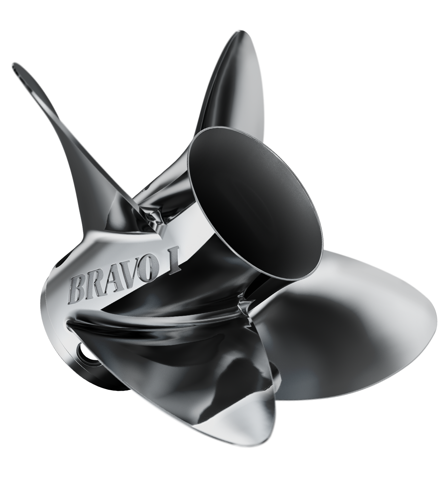 Bravo 1 XC Pro Finished (15 1/4 x 22") Mercury RH Propeller, 48-8M0100111