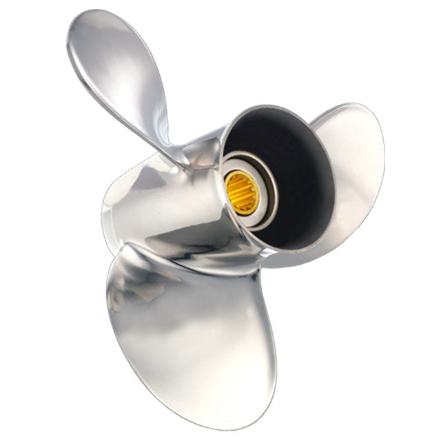 Stainless Steel 3-Blade (10 x 11") Evinrude Johnson RH Propeller, 765176